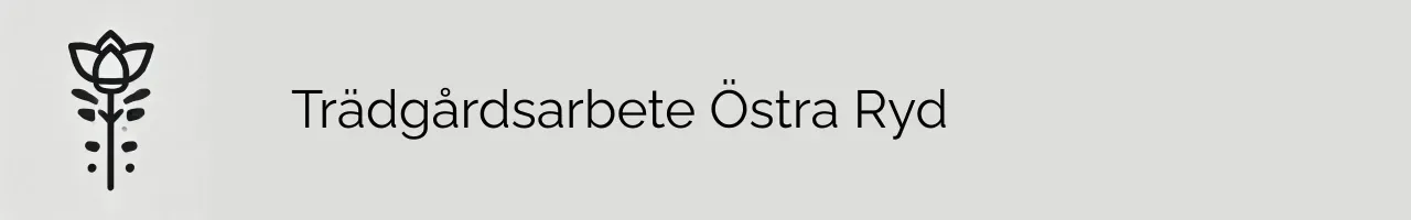 Trädgårdsarbete Östra Ryd